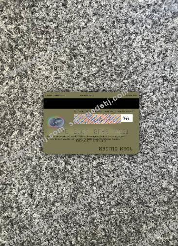 Equatorial Guinea BGFI Bank mastercard photolook back